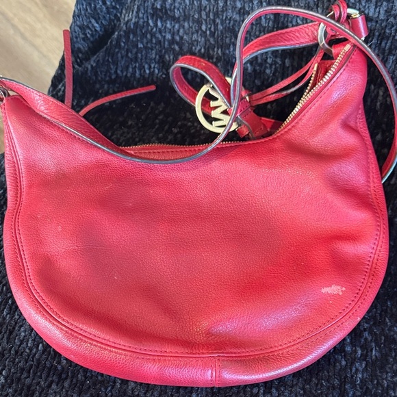 Michael Kors Pink Leather Shoulder Bag - Picture 8 of 10